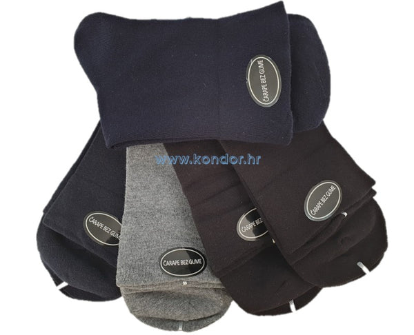 Čarape bez gume poluvisoke (paket 5/1)